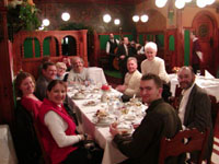 Dinner in Budapest